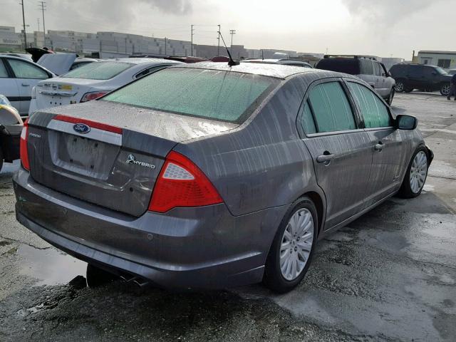 3FADP0L38AR234154 - 2010 FORD FUSION HYB CHARCOAL photo 4