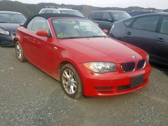 WBAUL73589VJ75876 - 2009 BMW 128 I RED photo 1