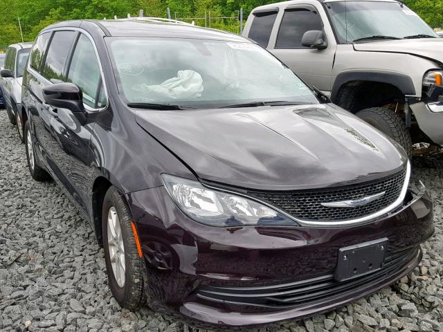 2C4RC1DG2HR654575 - 2017 CHRYSLER PACIFICA T BLACK photo 1