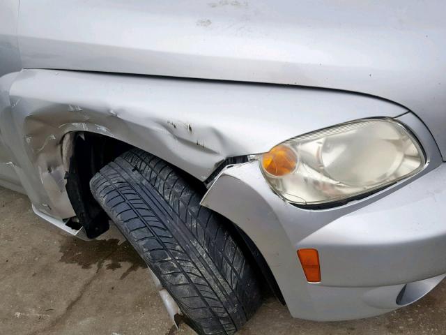 3GNDA13D07S525461 - 2007 CHEVROLET HHR LS Plata foto 9