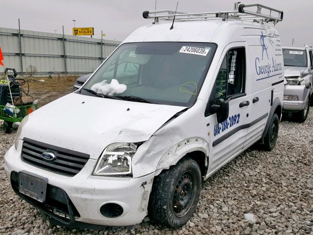 NM0LS7DN9DT130107 - 2013 FORD TRANSIT CO WHITE photo 2