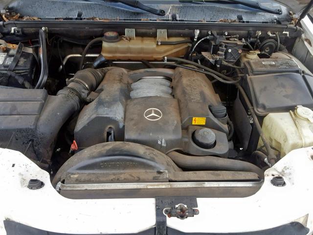 4JGAB54EXYA187430 - 2000 MERCEDES-BENZ ML 320 WHITE photo 7