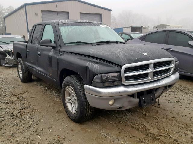 1B7GL2AX71S152201 - 2001 DODGE DAKOTA QUA BLACK photo 1