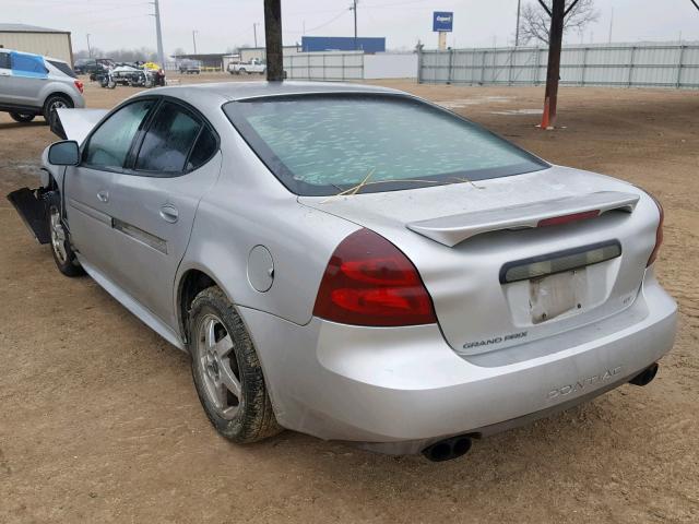 2G2WP522941102879 - 2004 PONTIAC GRAND PRIX SILVER photo 3