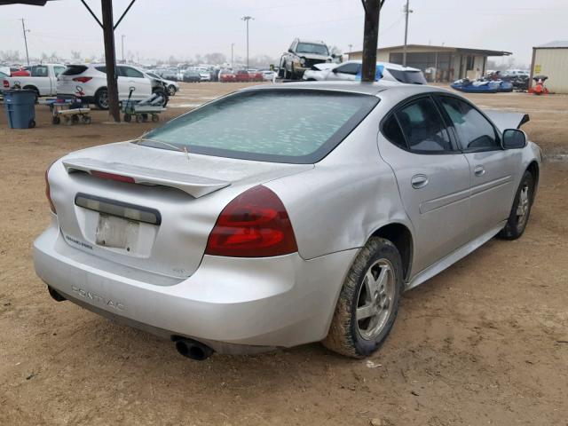 2G2WP522941102879 - 2004 PONTIAC GRAND PRIX SILVER photo 4