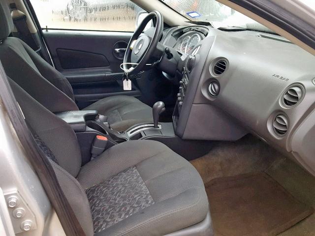 2G2WP522941102879 - 2004 PONTIAC GRAND PRIX SILVER photo 5