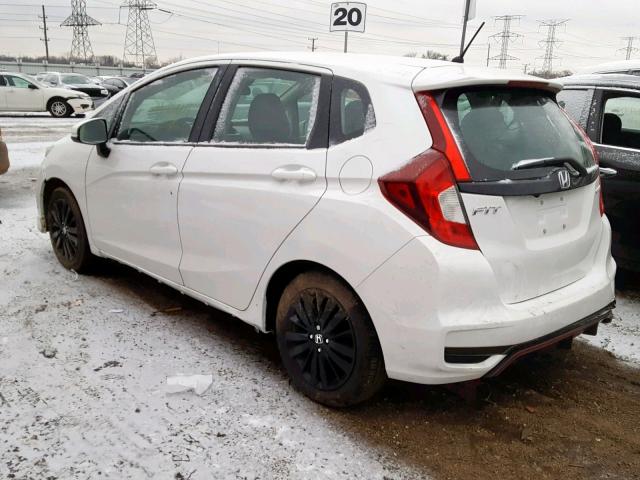 3HGGK5H76JM729210 - 2018 HONDA FIT EX WHITE photo 3