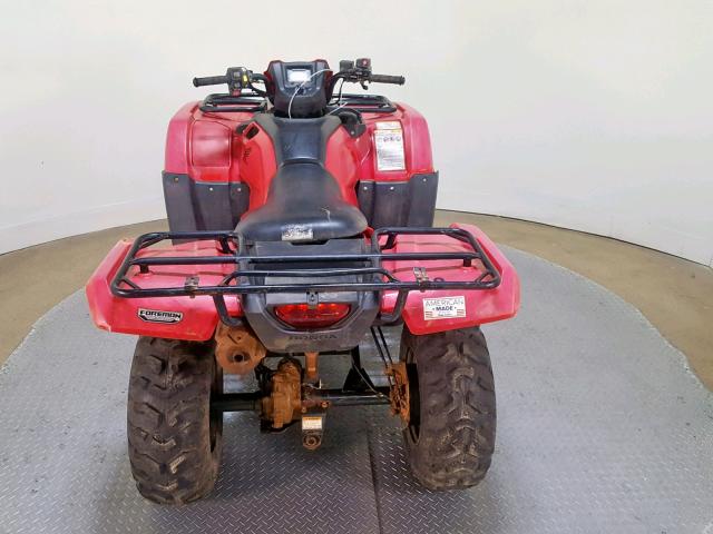 1HFTE4467G4200788 - 2016 HONDA TRX500 FE RED photo 9