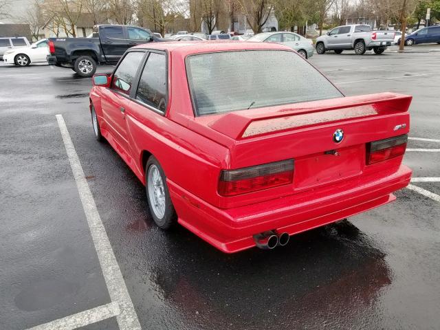 WBSAK0302J2196788 - 1988 BMW M3 RED photo 4