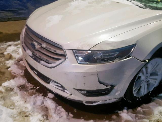 1FAHP2E8XFG188279 - 2015 FORD TAURUS SEL WHITE photo 9