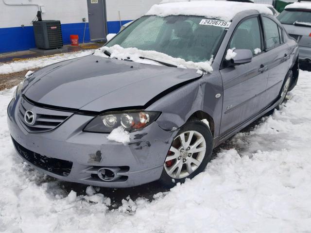 JM1BK323061522898 - 2006 MAZDA 3 S GRAY photo 2