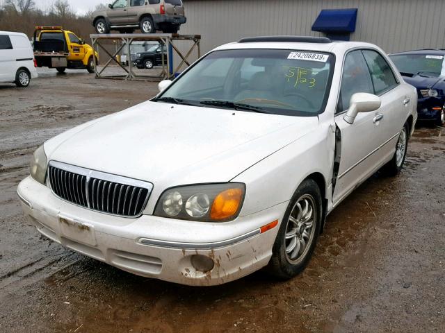 KMHFU45E33A257254 - 2003 HYUNDAI XG 350 WHITE photo 2