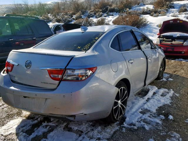 1G4PR5SK2H4118356 - 2017 BUICK VERANO SPO SILVER photo 4