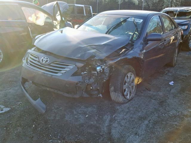 4T1BB46K08U031641 - 2008 TOYOTA CAMRY HYBR GRAY photo 2