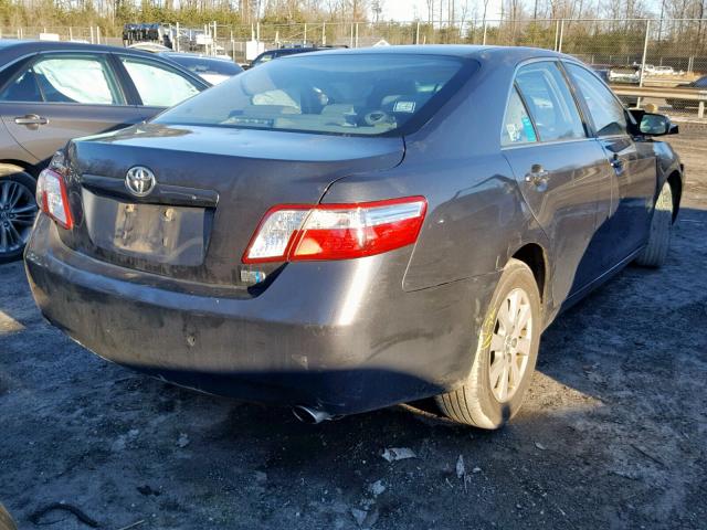 4T1BB46K08U031641 - 2008 TOYOTA CAMRY HYBR GRAY photo 4