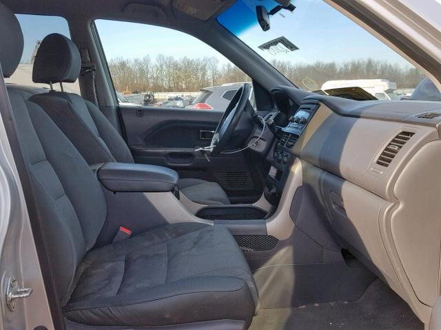 5FNYF18288B045245 - 2008 HONDA PILOT VP SILVER photo 5