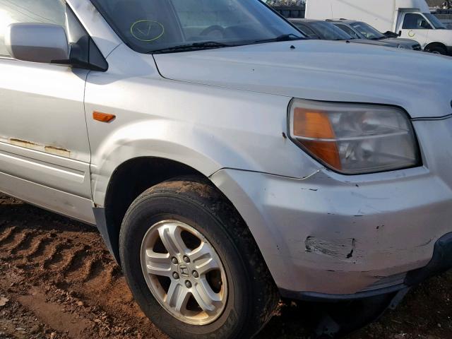 5FNYF18288B045245 - 2008 HONDA PILOT VP SILVER photo 9