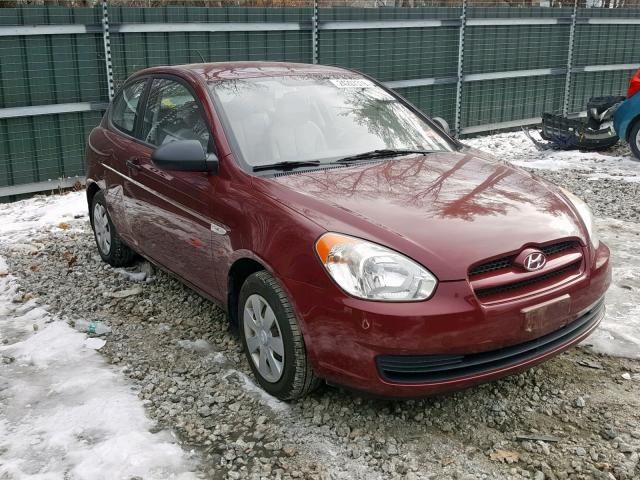 KMHCM36CX7U038001 - 2007 HYUNDAI ACCENT GS RED photo 1