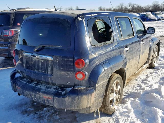 3GNDA23D78S617481 - 2008 CHEVROLET HHR LT BLUE photo 4