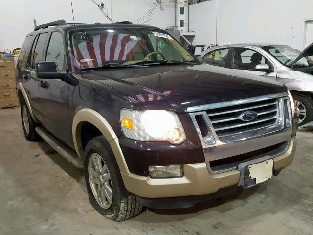 1FMEU6EE6AUA87118 - 2010 FORD EXPLORER E BLACK photo 1