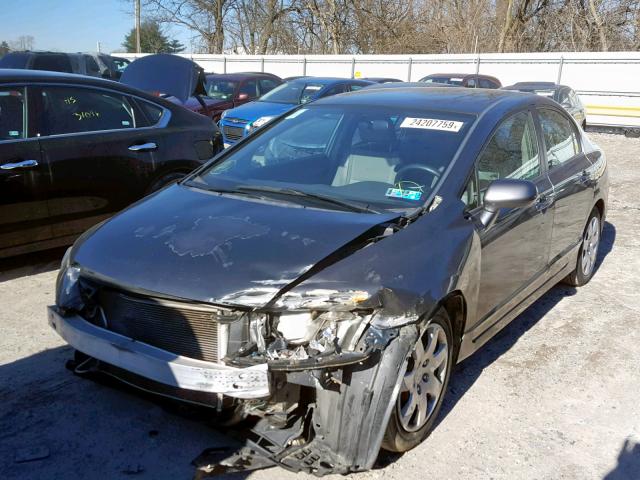 19XFA1F59BE044119 - 2011 HONDA CIVIC LX 灰色 照片 2