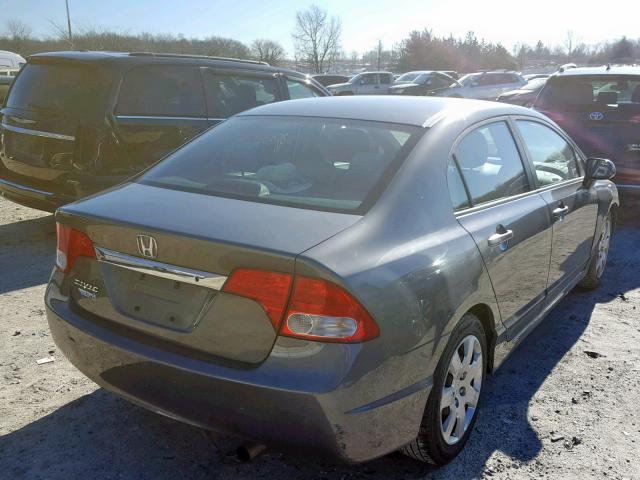 19XFA1F59BE044119 - 2011 HONDA CIVIC LX 灰色 照片 4