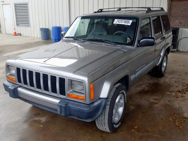 1J4FT48S8YL181657 - 2000 JEEP CHEROKEE GRAY photo 2