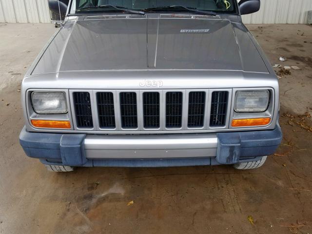 1J4FT48S8YL181657 - 2000 JEEP CHEROKEE GRAY photo 9