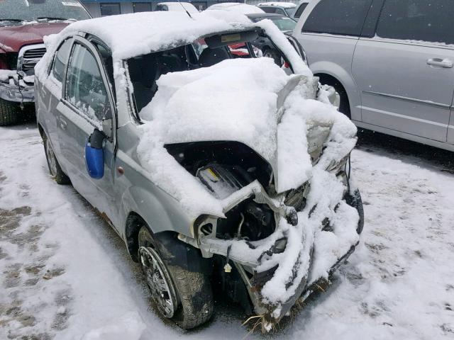 KL1TJ52654B172924 - 2004 CHEVROLET AVEO LS SILVER photo 1