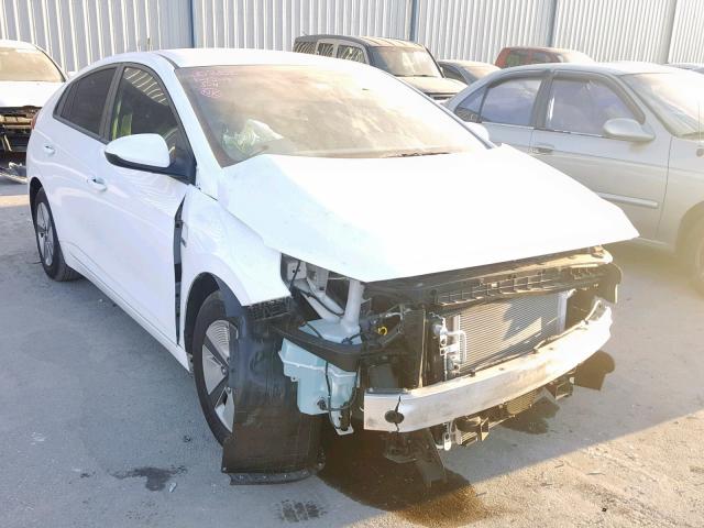 KMHC65LC3KU110739 - 2019 HYUNDAI IONIQ BLUE WHITE photo 1