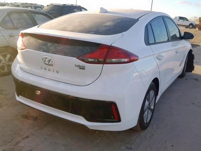 KMHC65LC3KU110739 - 2019 HYUNDAI IONIQ BLUE WHITE photo 4