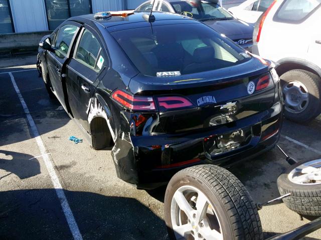 1G1RD6E48FU110234 - 2015 CHEVROLET VOLT BLACK photo 3