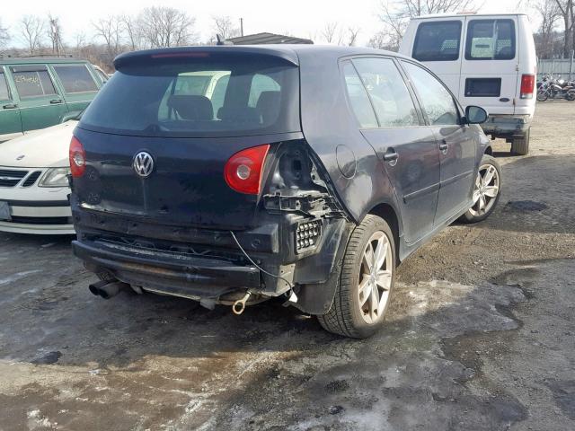 WVWGV71K37W097548 - 2007 VOLKSWAGEN NEW GTI BLACK photo 4