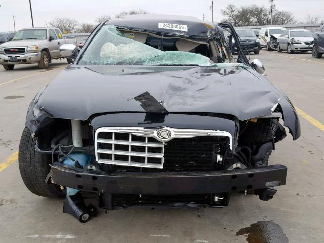 2C3LA63H47H706137 - 2007 CHRYSLER 300C BLACK photo 10