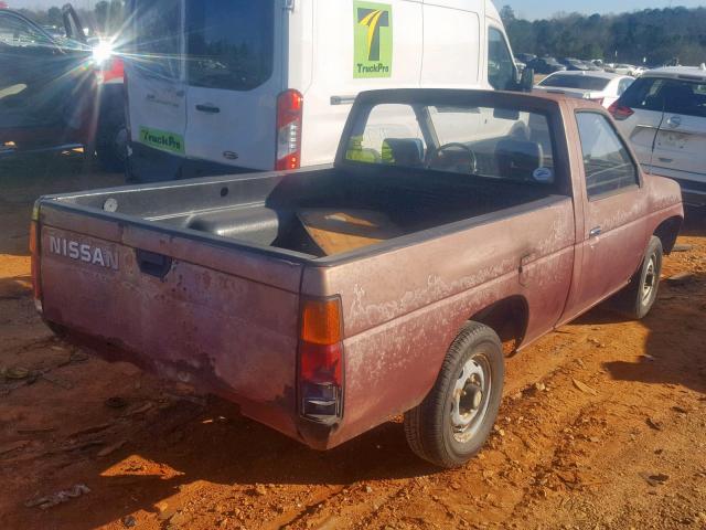 1N6ND11SXHC335418 - 1987 NISSAN D21 SHORT ORANGE photo 4