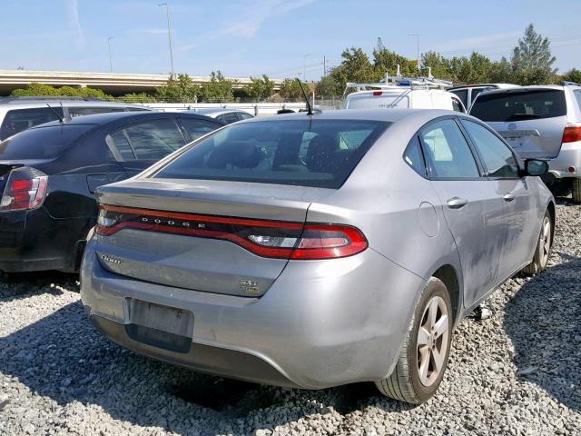 1C3CDFBA3GD604854 - 2016 DODGE DART SXT GRAY photo 4