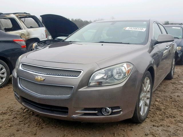 1G1ZE5E11BF385794 - 2011 CHEVROLET MALIBU LTZ BROWN photo 2