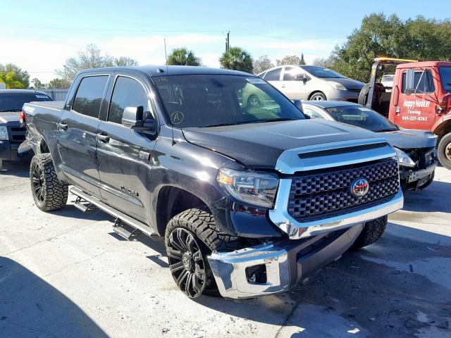 5TFDW5F16JX735832 - 2018 TOYOTA TUNDRA CRE BLACK photo 1