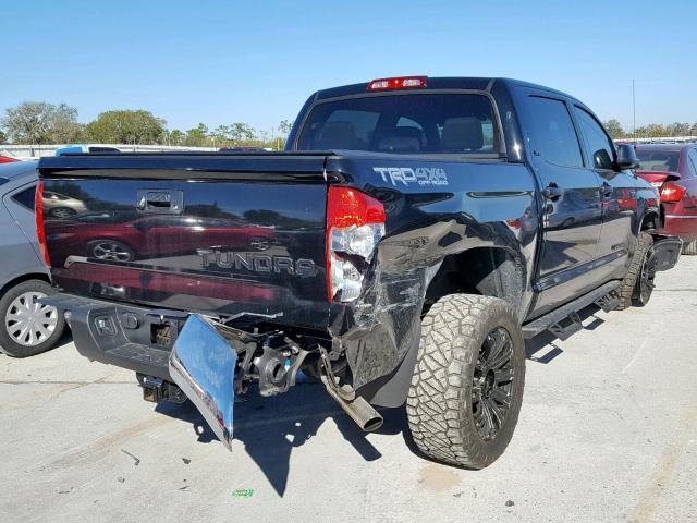 5TFDW5F16JX735832 - 2018 TOYOTA TUNDRA CRE BLACK photo 4