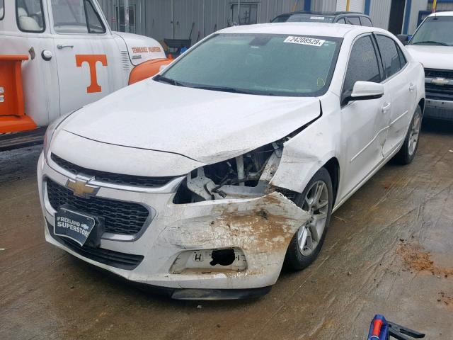 1G11C5SL2FF316773 - 2015 CHEVROLET MALIBU 1LT WHITE photo 2