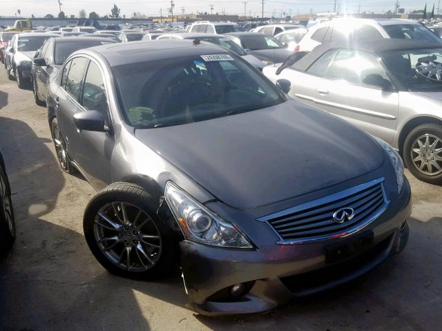 JN1CV6AR9AM458342 - 2010 INFINITI G37 SILVER photo 1