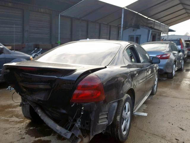 2G2WP522151179831 - 2005 PONTIAC GRAND PRIX BLACK photo 4
