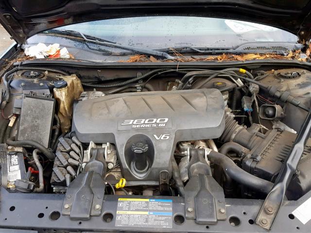 2G2WP522151179831 - 2005 PONTIAC GRAND PRIX BLACK photo 7