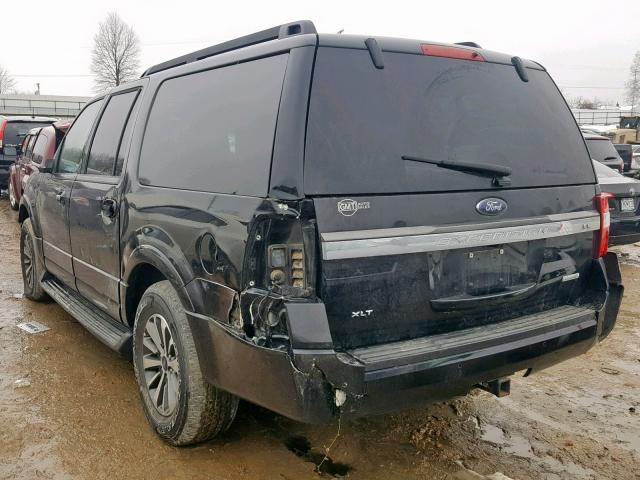 1FMJK1HT4HEA01097 - 2017 FORD EXPEDITION BLACK photo 3