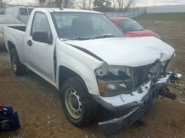 1GTCS149798104103 - 2009 GMC CANYON WHITE photo 1