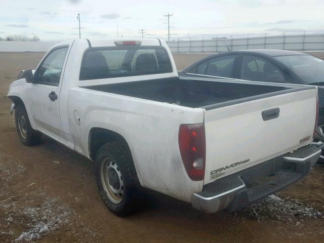 1GTCS149798104103 - 2009 GMC CANYON WHITE photo 3