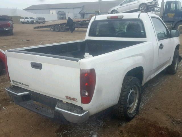 1GTCS149798104103 - 2009 GMC CANYON WHITE photo 4