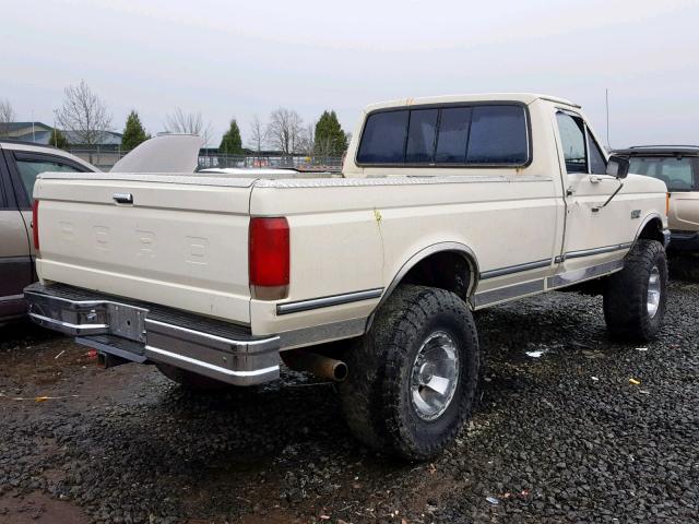 1FTEF26Y1HPB08241 - 1987 FORD F250 WHITE photo 4