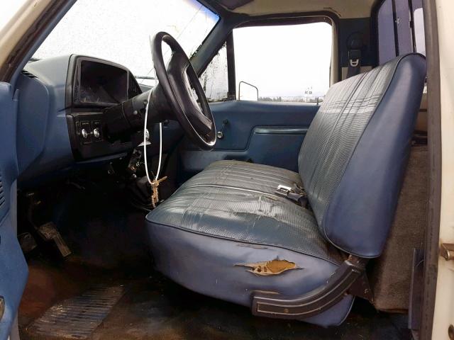 1FTEF26Y1HPB08241 - 1987 FORD F250 WHITE photo 5