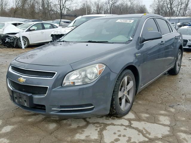 1G1ZF57539F206503 - 2009 CHEVROLET MALIBU HYB GRAY photo 2